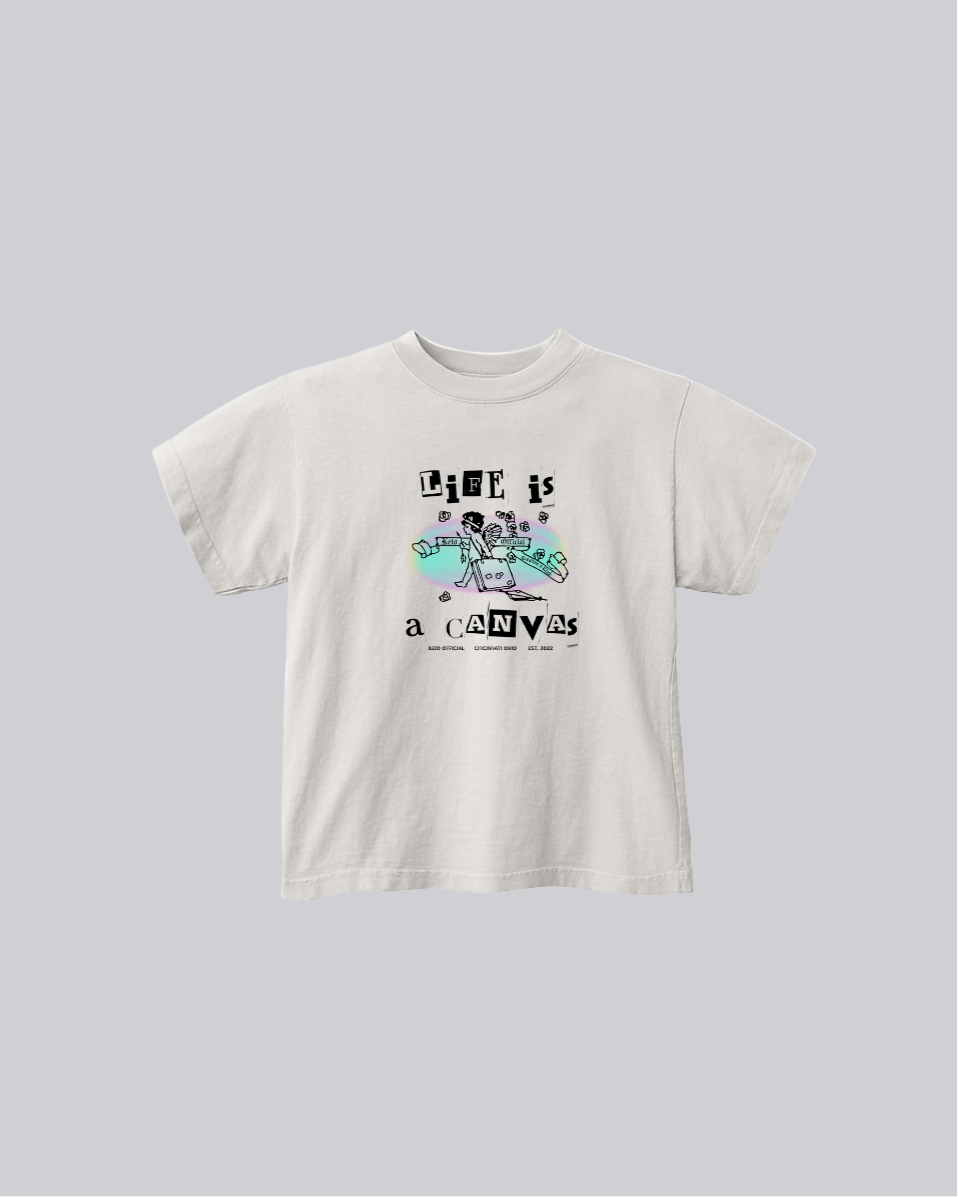 Kids “Life is a Canvas” Tee